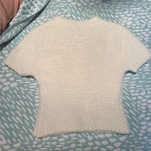 Skims cozy knit shirt in Bone